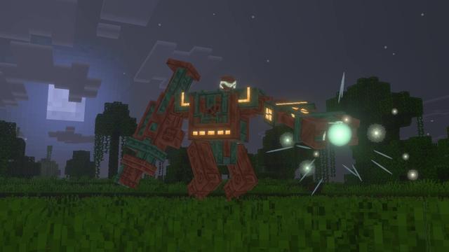 Screenshot of the Minecraft Bedrock Marketplace product Starfall Bosses created by Pathway Studios.