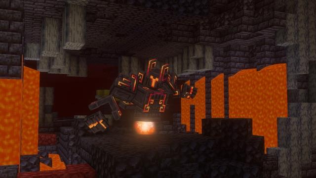 Screenshot of the Minecraft Bedrock Marketplace product Starfall Bosses created by Pathway Studios.