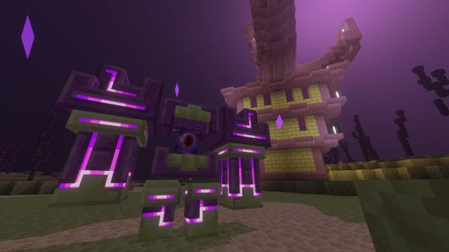 Screenshot of the Minecraft Bedrock Marketplace product Starfall Bosses created by Pathway Studios.