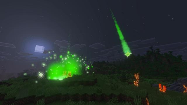 Screenshot of the Minecraft Bedrock Marketplace product Starfall Bosses created by Pathway Studios.