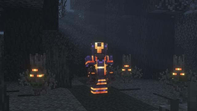 Screenshot of the Minecraft Bedrock Marketplace product Starfall Bosses created by Pathway Studios.