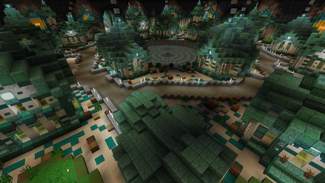 Screenshot of the Minecraft Bedrock Marketplace product Station Atlantis created by Pathway Studios.