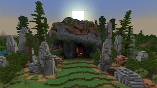 Screenshot of the Minecraft Bedrock Marketplace product Station Nutria-87 created by Pathway Studios.