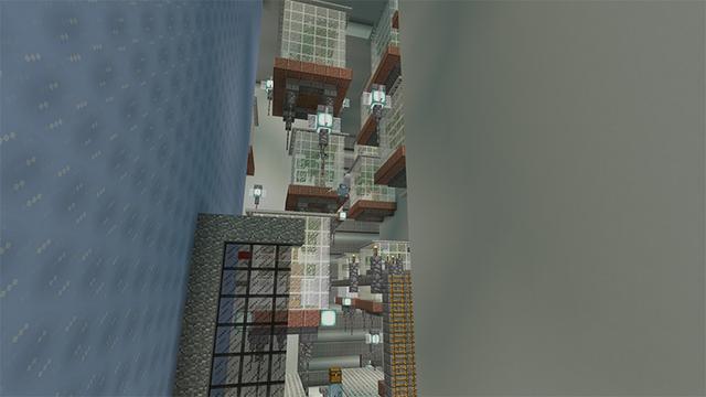 Screenshot of the Minecraft Bedrock Marketplace product Station Nutria-87 created by Pathway Studios.