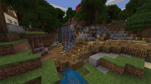 Screenshot of the Minecraft Bedrock Marketplace product Stowe Castle created by Pathway Studios.
