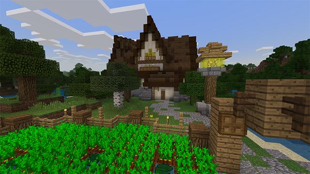 Screenshot of the Minecraft Bedrock Marketplace product Stowe Castle created by Pathway Studios.