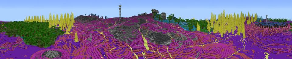Panorama of the Minecraft Bedrock Marketplace product Stranded created by Pathway Studios.