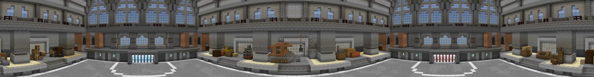 Panorama of the Minecraft Bedrock Marketplace product Street Soccer created by Pathway Studios.