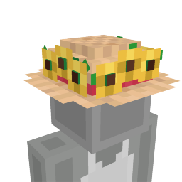 Thumbnail of the Minecraft Bedrock Marketplace product Sunflower Straw Hat created by Pathway Studios.