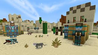 Screenshot of the Minecraft Bedrock Marketplace product Super Heroes Texture Pack created by Pathway Studios.