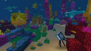 Screenshot of the Minecraft Bedrock Marketplace product Super Heroes Texture Pack created by Pathway Studios.