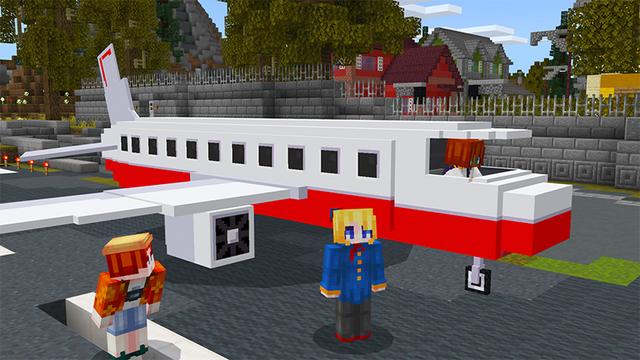 Screenshot of the Minecraft Bedrock Marketplace product Super Planes created by Pathway Studios.