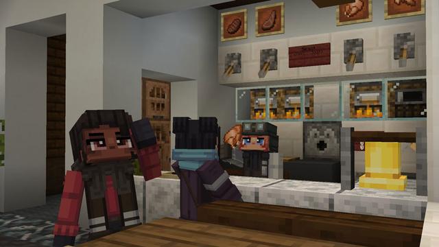 Screenshot of the Minecraft Bedrock Marketplace product SuperTrain Survival Base created by Pathway Studios.