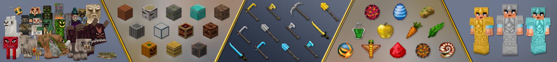 Panorama of the Minecraft Bedrock Marketplace product Supreme HD Textures created by Pathway Studios.