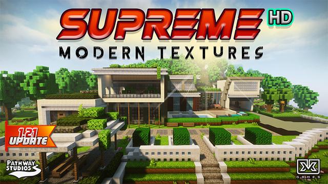 Thumbnail of the Minecraft Bedrock Marketplace product Supreme HD Textures created by Pathway Studios.