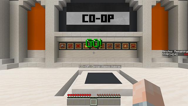 Screenshot of the Minecraft Bedrock Marketplace product Survival Scavenger Hunt created by Pathway Studios.