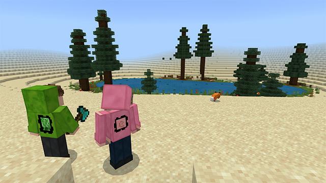 Screenshot of the Minecraft Bedrock Marketplace product The Alchemist: Desert Survival created by Pathway Studios.