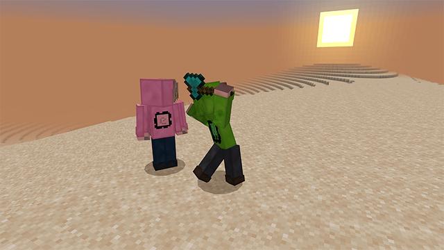 Screenshot of the Minecraft Bedrock Marketplace product The Alchemist: Desert Survival created by Pathway Studios.