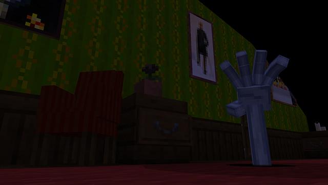 Screenshot of the Minecraft Bedrock Marketplace product The Hands created by Pathway Studios.