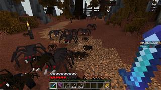 Screenshot of the Minecraft Bedrock Marketplace product The Hunter: Pumpkin King created by Pathway Studios.