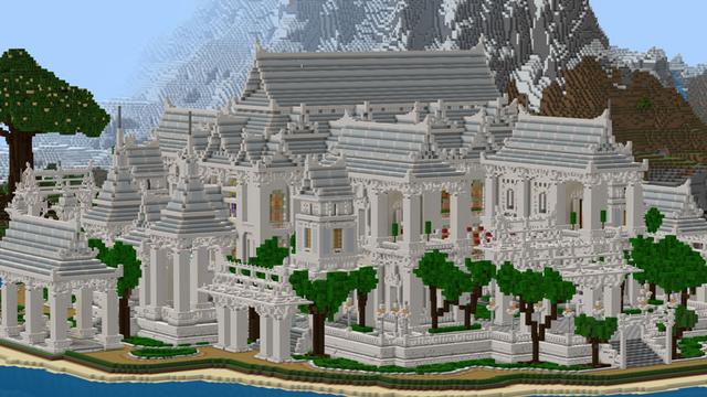 Screenshot of the Minecraft Bedrock Marketplace product The Ivory Castle created by Pathway Studios.