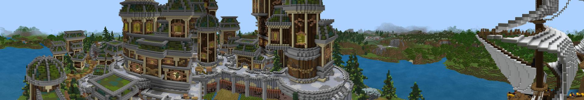 Panorama of the Minecraft Bedrock Marketplace product The King's Crown created by Pathway Studios.