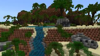 Screenshot of the Minecraft Bedrock Marketplace product The Oasis created by Pathway Studios.