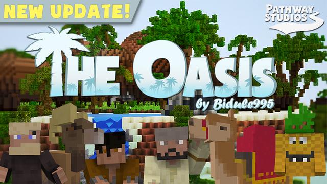 Thumbnail of the Minecraft Bedrock Marketplace product The Oasis created by Pathway Studios.