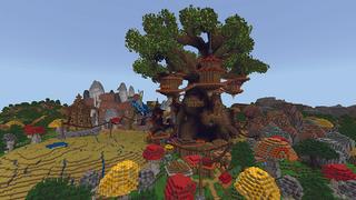 Screenshot of the Minecraft Bedrock Marketplace product The Pusky Village created by Pathway Studios.