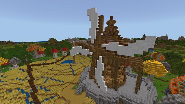 Screenshot of the Minecraft Bedrock Marketplace product The Pusky Village created by Pathway Studios.