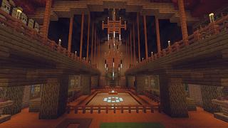 Screenshot of the Minecraft Bedrock Marketplace product The Pusky Village created by Pathway Studios.