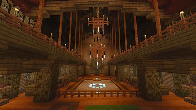 Screenshot of the Minecraft Bedrock Marketplace product The Pusky Village created by Pathway Studios.