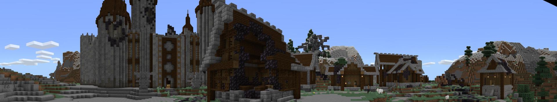 Panorama of the Minecraft Bedrock Marketplace product The Radiant Blade created by Pathway Studios.