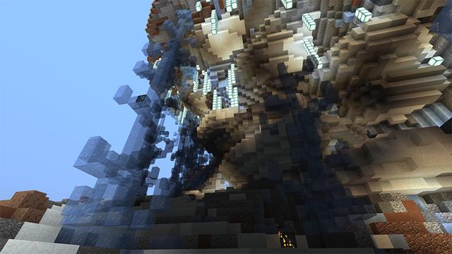 Screenshot of the Minecraft Bedrock Marketplace product The Spiral created by Pathway Studios.