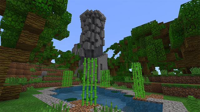 Screenshot of the Minecraft Bedrock Marketplace product The Spiral created by Pathway Studios.