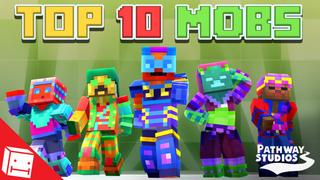 Thumbnail of the Minecraft Bedrock Marketplace product Top 10 Mobs created by Pathway Studios.