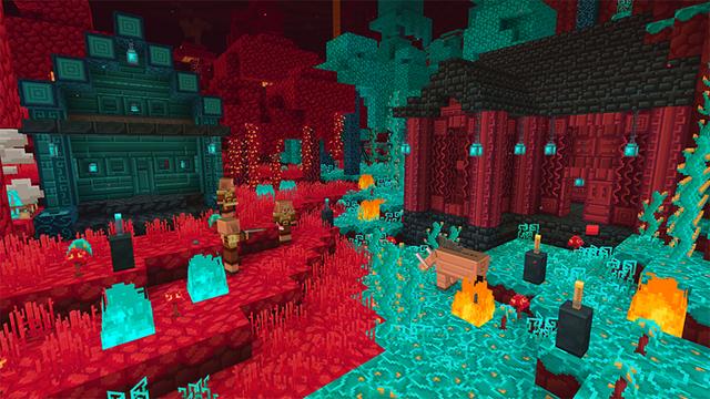 Screenshot of the Minecraft Bedrock Marketplace product Tree of Gold created by Pathway Studios.