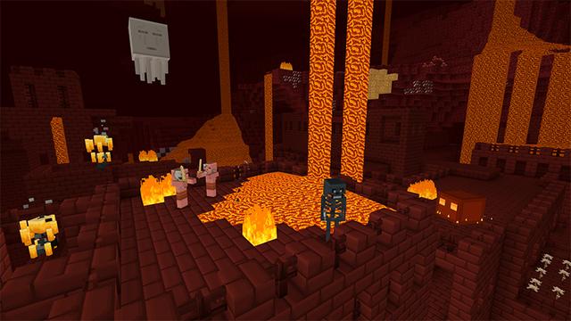 Screenshot of the Minecraft Bedrock Marketplace product Tree of Gold created by Pathway Studios.
