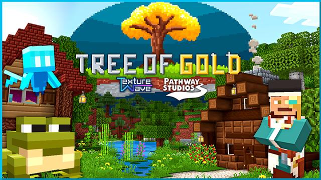 Thumbnail of the Minecraft Bedrock Marketplace product Tree of Gold created by Pathway Studios.