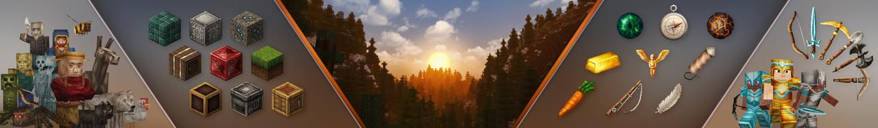Panorama of the Minecraft Bedrock Marketplace product TrueRealism HD created by Pathway Studios.