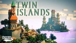 Thumbnail of the Minecraft Bedrock Marketplace product Twin Islands created by Pathway Studios.