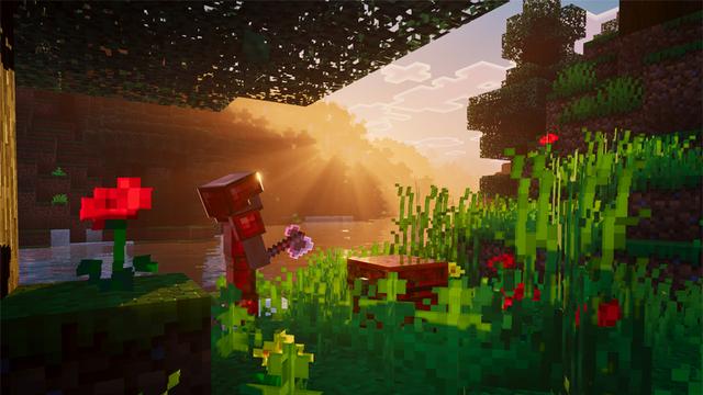 Screenshot of the Minecraft Bedrock Marketplace product Vibrance created by Pathway Studios.
