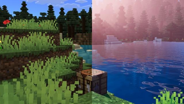 Screenshot of the Minecraft Bedrock Marketplace product Vibrance created by Pathway Studios.