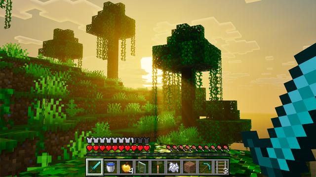 Screenshot of the Minecraft Bedrock Marketplace product Vibrance created by Pathway Studios.