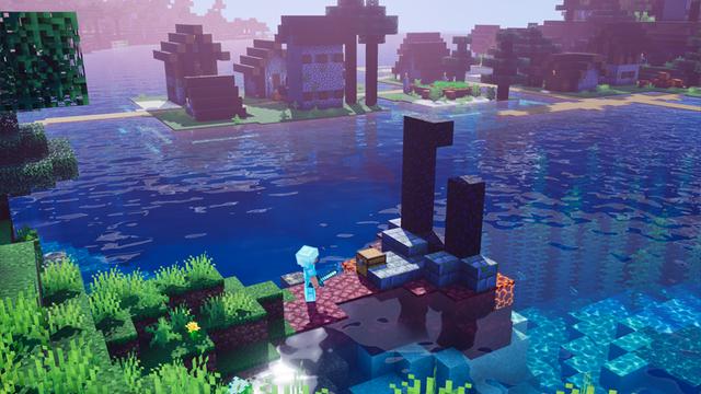 Screenshot of the Minecraft Bedrock Marketplace product Vibrance created by Pathway Studios.