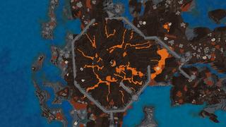 Screenshot of the Minecraft Bedrock Marketplace product Volcano Base created by Pathway Studios.