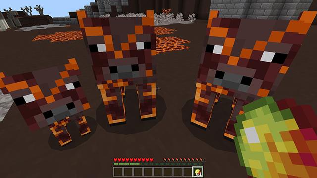Screenshot of the Minecraft Bedrock Marketplace product Volcano Base created by Pathway Studios.