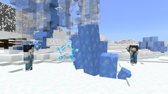 Screenshot of the Minecraft Bedrock Marketplace product Waterbender created by Pathway Studios.
