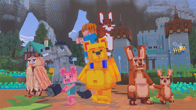 Screenshot of the Minecraft Bedrock Marketplace product Winnie-the-Pooh created by Pathway Studios.