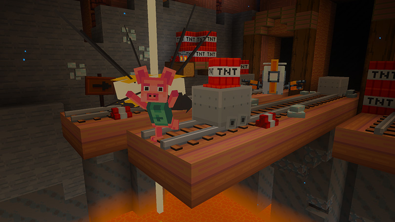 Screenshot of the Minecraft Bedrock Marketplace product Winnie-the-Pooh created by Pathway Studios.